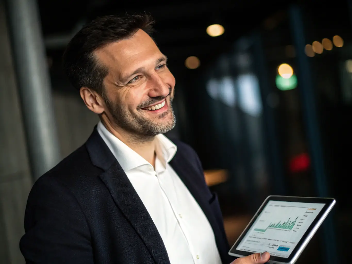 A professional, trustworthy health insurance agent smiling confidently. The agent is a licensed expert at Lifetime Health Insurance, ready to provide guidance and support to clients.